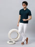 Classic Comfort: Men's 100% Cotton Polo T-shirt Maroon